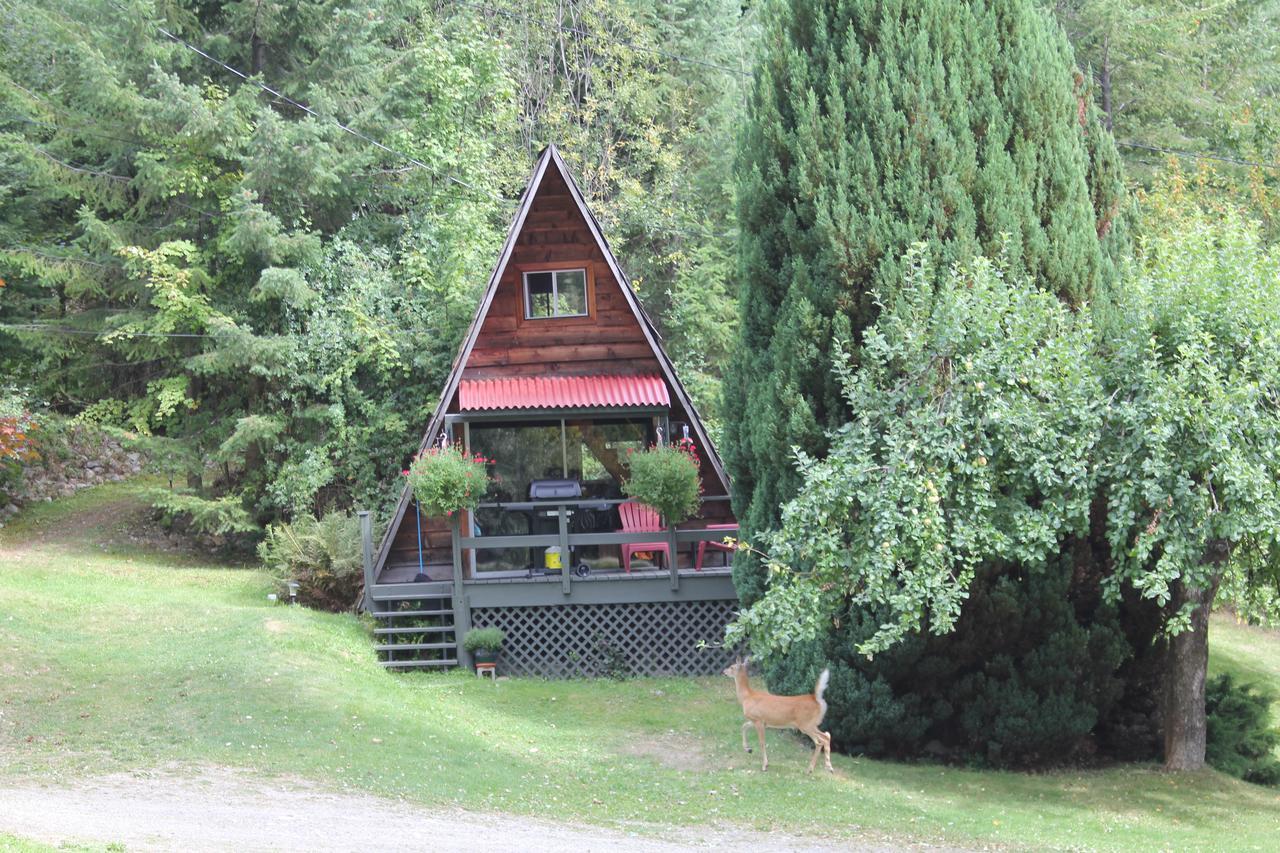 Sunny Bluffs Chalets Kaslo Exterior foto