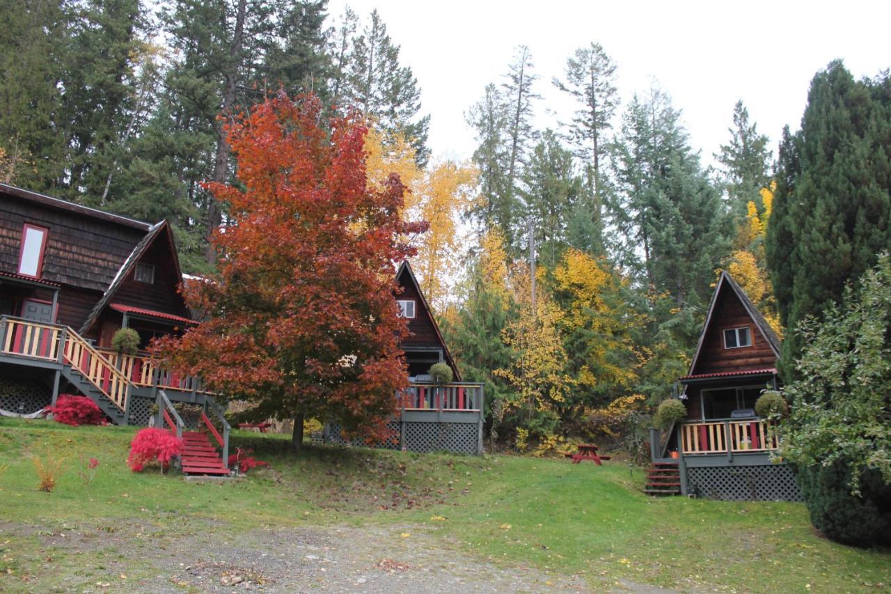 Sunny Bluffs Chalets Kaslo Exterior foto